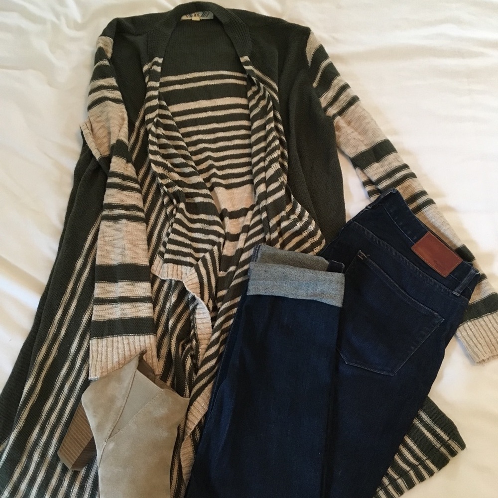 Open front cardigan